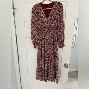 Lucy Paris - floral midi dress size small